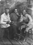 Три командира мадьярского (венгерского) революционного отряда Красной армии. 1918 г. Фотофонд ГАСО