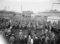 Парад части Красной армии. Екатеринбург, 1919 г. Фотофонд ГАСО