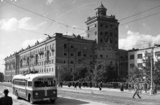 Улица Свердлова. Свердловск, 1955 год. 