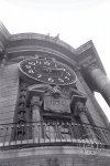 Часы на башне здания Свердловского городского совета. 1960 г. 