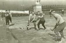 Хоккей с мячом, встреча команд Свердловска и Швеции. 1958 г.  &#10084;1