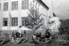 Площадка детского сада в Первоуральске. 1955 г.
