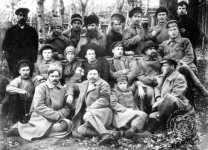 Группа красногвардейцев. 1919 г.