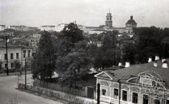 Общий вид на центр Перми. 1950 г. 