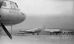 Самолеты местной авиации на аэродроме Уктус. 1963 год. 