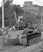 Парад в Харбине 16 сентября 1945г.